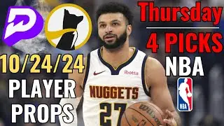 PRIZEPICKS UNDERDOG NBA THURSDAY 10/24 CORE PLAYER PROPS!!