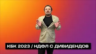 КОД БЮДЖЕТНОЙ КЛАССИФИКАЦИИ 2023 / УПЛАТА НДФЛ С ДИВИДЕНДОВ