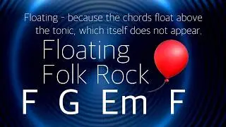 Floating Folk Rock #backingtrack C major, 116bpm, +ElectricPiano version. Play along & have fun!