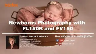 Newborns Photography with FL150R and FV150