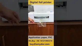 Amydor AMD360C Digital foil printer, gold foil printing machine, hot foil printer for paper and PVC