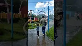 С папой в воду)