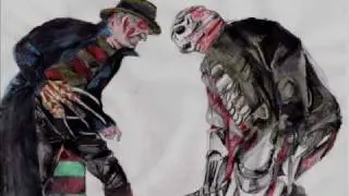 New Nightmare Freddy Vs Jason X drawings