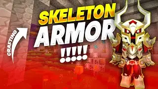 Crafting Skeletal Armor In Sky Block | Blockman Go | Sky Block