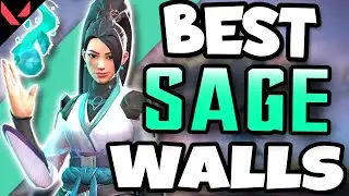 VALORANT Best Sage Walls || ALL MAPS - TUTORIAL