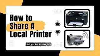 How to Set Up Network Printer Sharing in Windows 11/10/8  - Step by Step Guide | Bridge| 9884861719