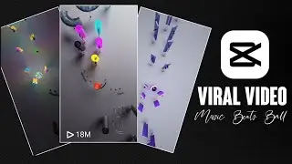 How to make music beats ball video with capcut
