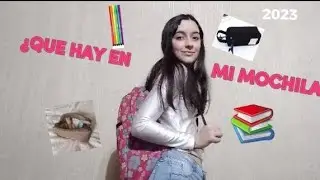 QUE LLEVO EN MI MOCHILA DE SECUNDARIA 🎒 📚
