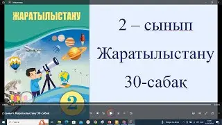 2 сынып Жаратылыстану 30 сабақ