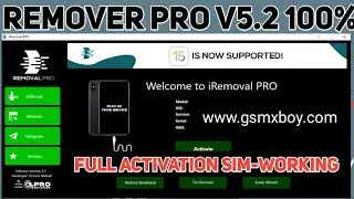 iRemoval PRO v5.2 | Tutoriel ( Full activation sim-working )