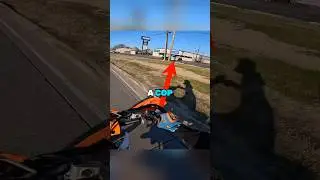 Cop Pulls Biker Over For Dragging A Tree! 😂 Credit: @paulsohard