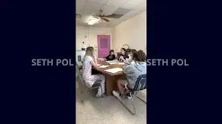 Double shoeplay teacher and student in classroom (READ DESCRIPTIONS)