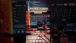 electromagnetic noise detected by arduino sensor #electromagnetic #field #detected #arduino #UNO