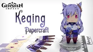 Genshin Impact: Keqing Paperized