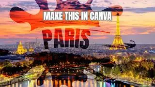 How to Create an eye catching SPLASH EFFECT Travel Poster in Canva using FREE ELEMENTS
