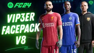 FacePack V8 (AIO) By ViP3eR For FC 24 + Tutorial | TU17
