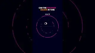 Polygon escape #asmr #satisfying #simulation