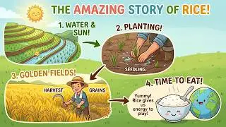 The Amazing Story of Rice | English Stories for Kids
