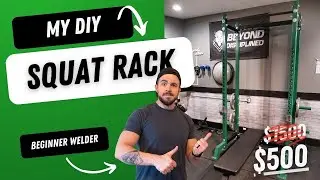 DIY Commercial Grade Squat Rack - Saved Me $1000!