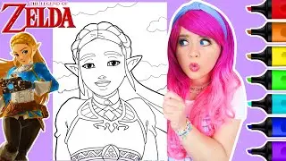 Coloring The Legend of Zelda: Breath of the Wild Coloring Page | Ohuhu Art Markers