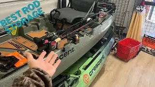 The BEST WAY to store your rods on a KAYAK