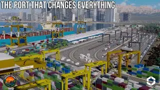 Building a Major Cargo Port in Cities: Skylines 2 | Suncrest County