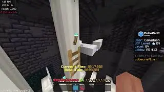 CubeCraft Crystal Climb Speedrun 28.1s WR? #cubecraft #minecraft #minecraftbedrock