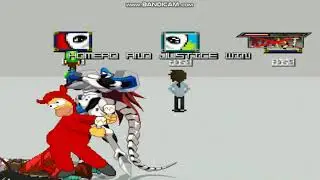 M.U.G.E.N. Homer Simpson and Justice in arcade mode