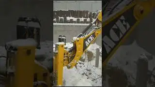 Сваерезка CASTOR Срезка свай с помощью экскаватора-погрузчика