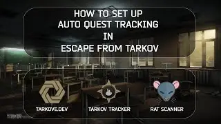 Setting up TarkovTracker, TarkovMonitor and RatScanner