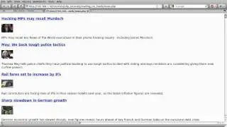 PHP Tutorial: Reading an RSS Feed [part 00]