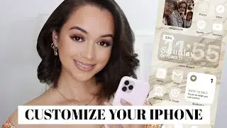 iOS 14 AESTHETIC CUSTOMIZATION EASY STEP-BY-STEP TUTORIAL | ORGANIZATION + PRODUCTIVITY
