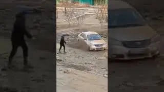 застрял, жижа в лицо, приколы