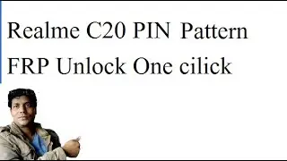 Realme,c20,pattern unlock,by unlock tool,2022
