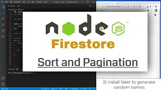 Node.js and Firestore(Part 4) - Sorting and Paginating Collections