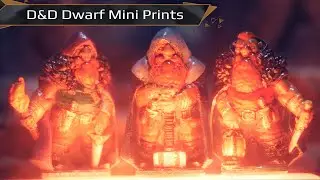 Dwarf Bros 3D Printed Minis for TTRPG