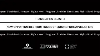 Translation Grants: New Opportunities from House of Europe for EU Publishers