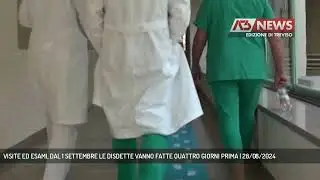 VISITE ED ESAMI, DAL 1 SETTEMBRE LE DISDETTE VANNO FATTE QUATTRO GIORNI PRIMA | 28/08/2024
