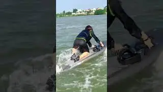 surfing GOGOGO, Chinese Electric Surfboard, Surfing Demo 