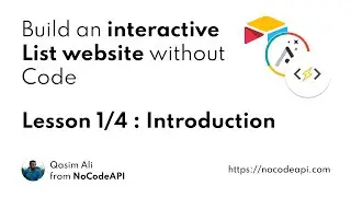 Lesson 1/4 – Build an interactive List website without writing any code [ Introduction ]