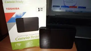 Внешний жёсткий диск Toshiba | Распаковка
