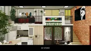 INTERIOR ANIMATION, LUMION 11 CINEMATIC RENDERING// STUDIO APARTMENT