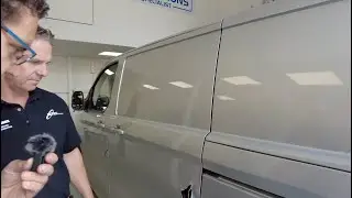 New Ford Custom 2024 Break in - Tradesman Nick explains - Can we repair the hole in the door?
