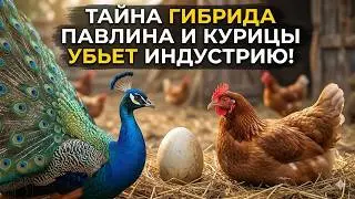Шокирующий результат скрещивания павлина и курицы заставит вас полностью изменить своё хозяйство