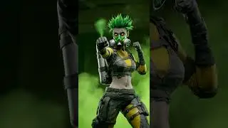 3D Toxic Girl Character – Post-Apocalyptic Game Model by 