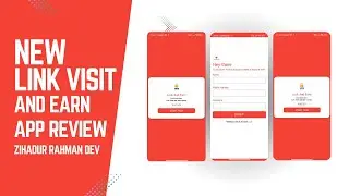 Link Visit And Earn App Full Review & Tutorial | Zihadur Rahman Dev