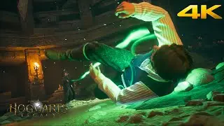 Hogwarts Legacy Sebastian Kills His Uncle Using Avada Kedavra Spell 4K Gameplay