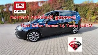 Opel Zafira C Tourer 1.4 Turbo 140kM montaż gazu BRC od ARG Auto Gaz Łódź