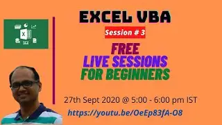 Excel VBA Session for Beginners