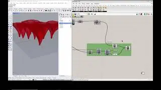 SuzW Grasshopper Offset Pull Curve to Surface Distribution on Lines
